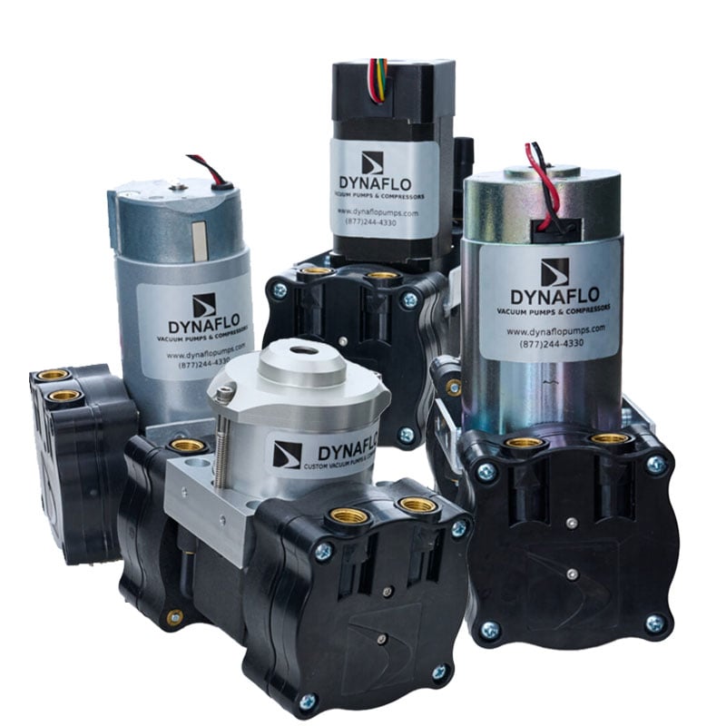 1000 Series Custom Mini Gas Diaphragm Vacuum Pumps Dynaflo, Inc.